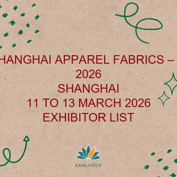 Intertextile Shanghai Apparel Fabrics – Spring Edition Shanghai 2026 Exhibitor List (2978 Exhibitors)